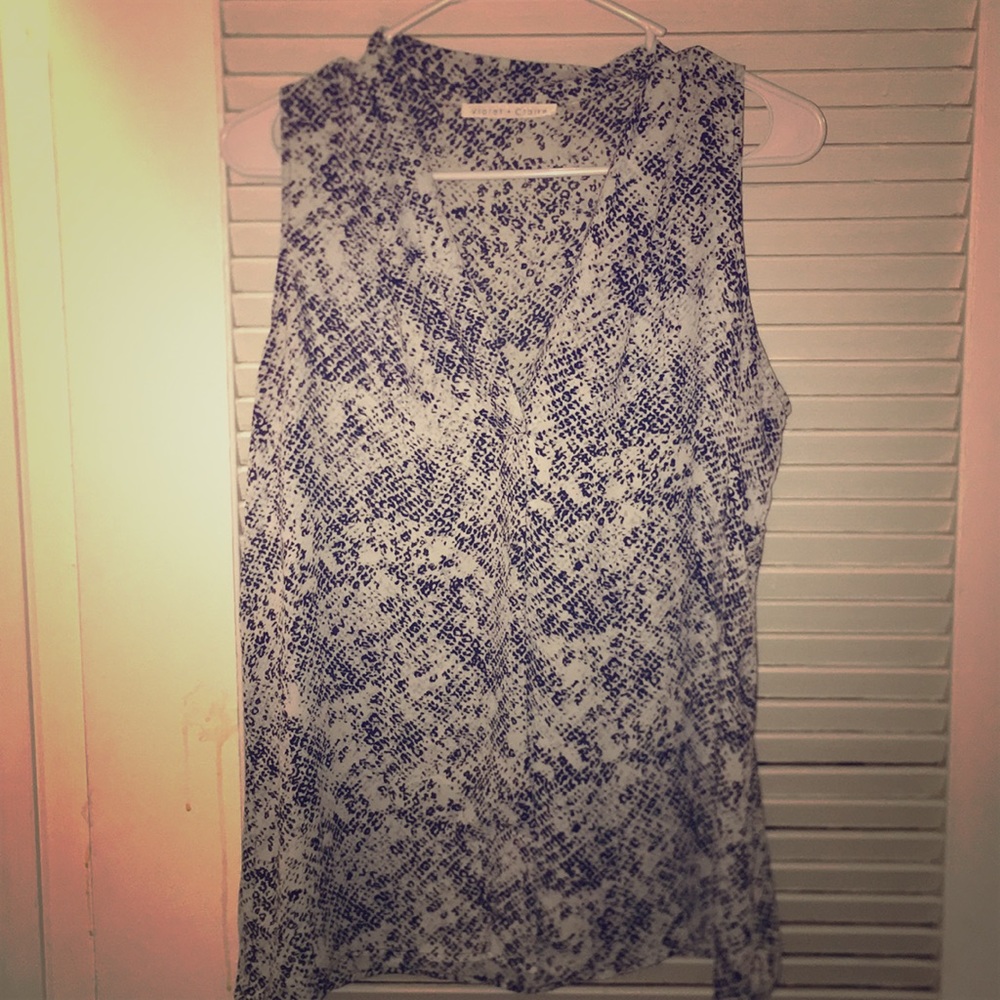Snake skin print top